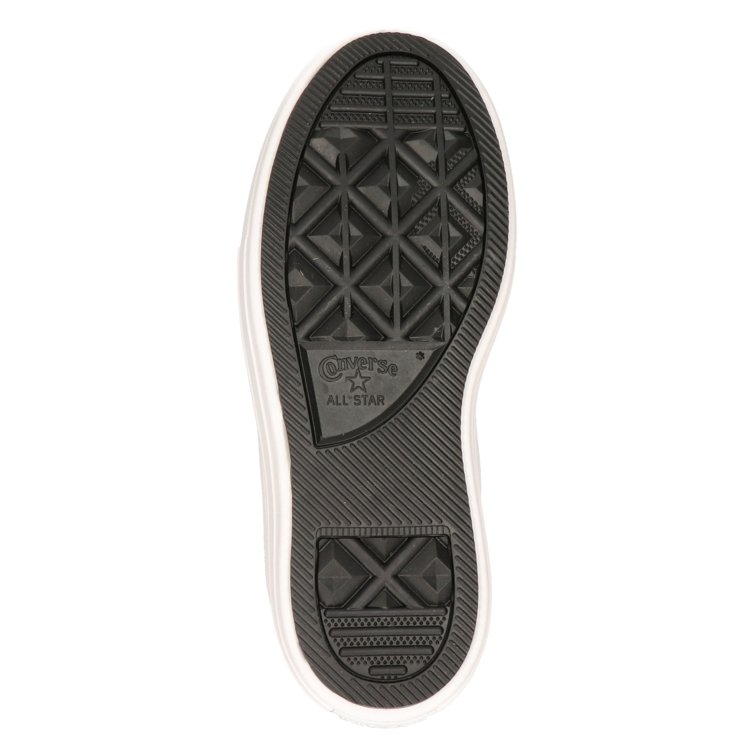 Chuck Taylor All Star Move Platform dames sneaker Converse Zwart