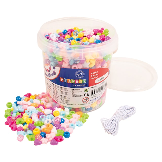 Perler i bøtte 1200 stk. Playbox