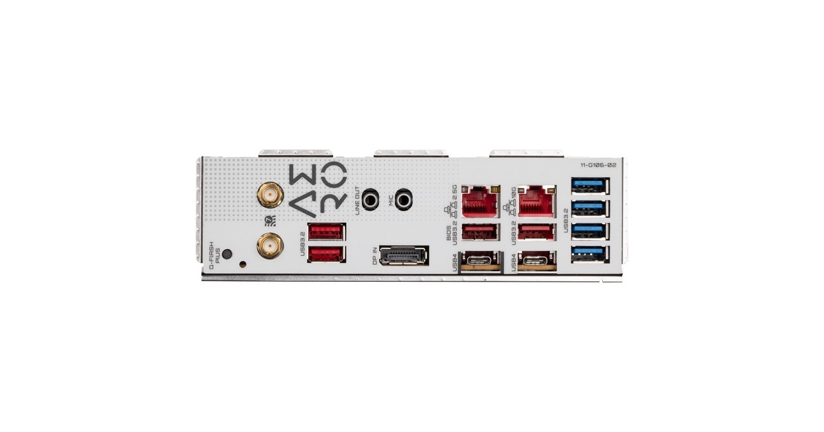 GIGABYTETRX50 AERO D socket sTR5 moederbord  (Zilver/zwart, RAID, 10 GB-LAN, 2,5 GB-LAN, WLAN, BT, Sound, E-ATX, Tweedekans)