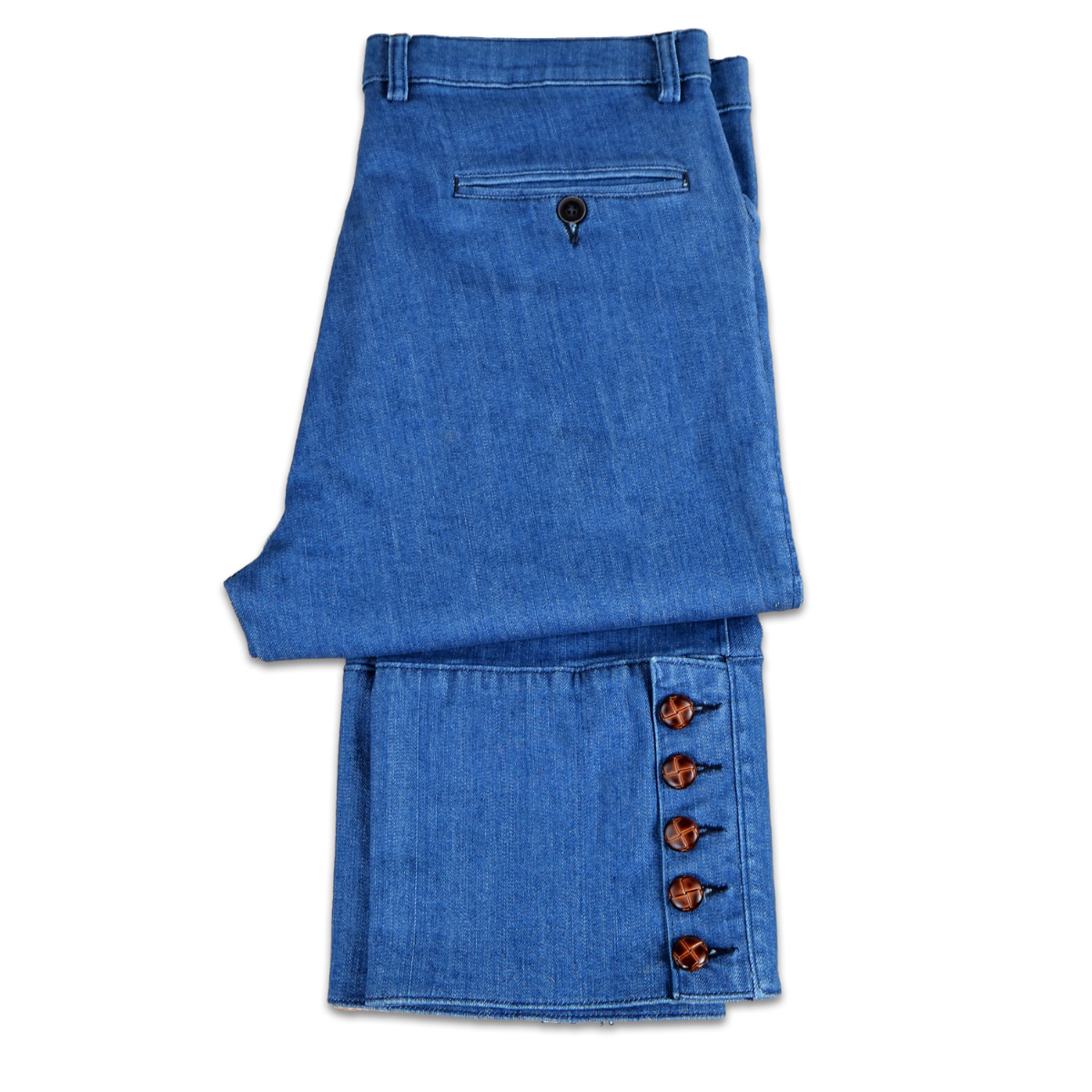 Calças de Montaria Clássicas (Infantil) | Jeans Claro | Equipamento para Cavalos | Selaria Los Nietos | Tradição Artesanal