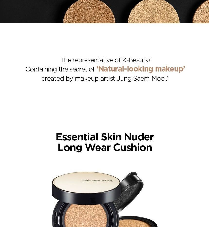 JUNG SAEM MOOL - Essential Skin Nuder Long Wear Cushion Set - 4 kleuren