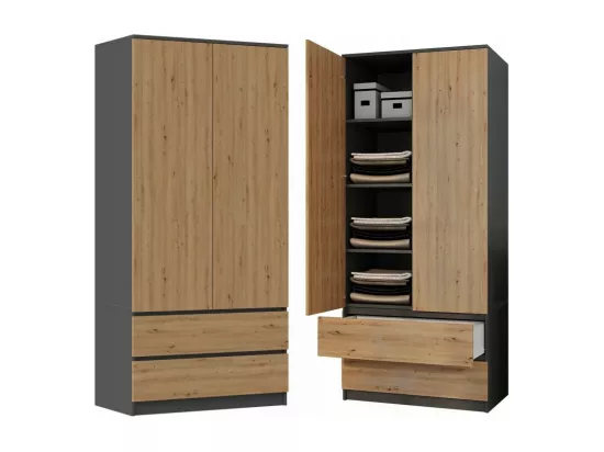 Armoire Malwa SS-90 ANTHRACITE ARTISAN