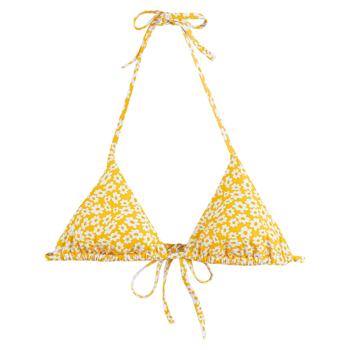 COLEÇÕES LA REDOUTE<br>Sutiã biquíni triangular com estampa floral