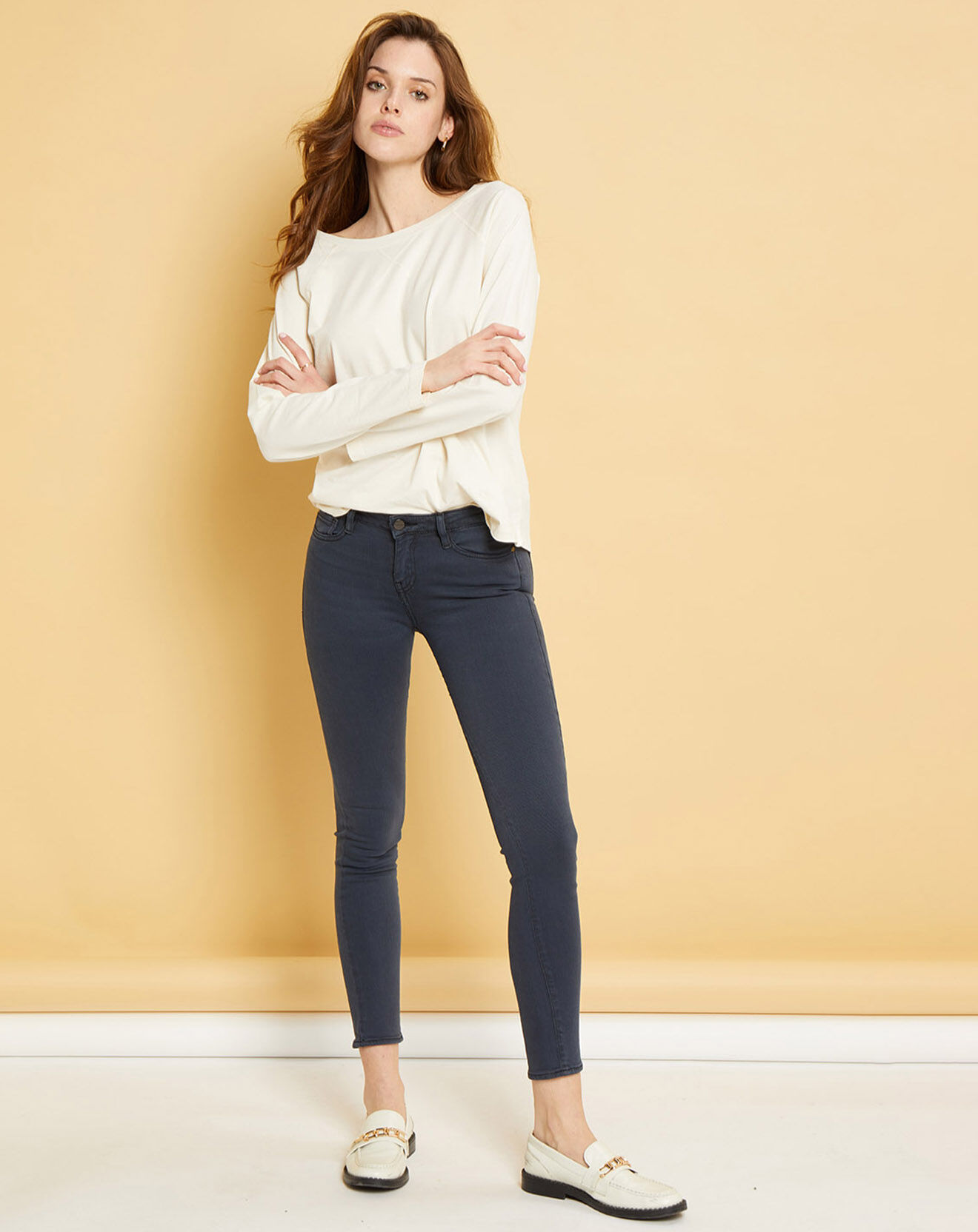 Acquaverde Jean slim Scarlett nuit