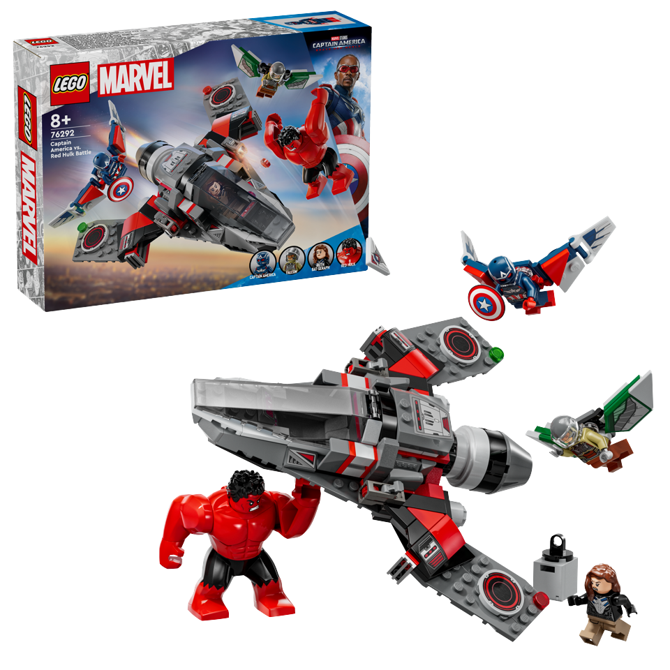 LEGO - Super Heroes - Captain America mod Red Hulk (76292)