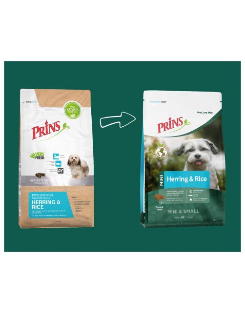 Prins Procare Adult Mini Hypoallergeen - Hondenvoer - Haring Rijst 3 kg