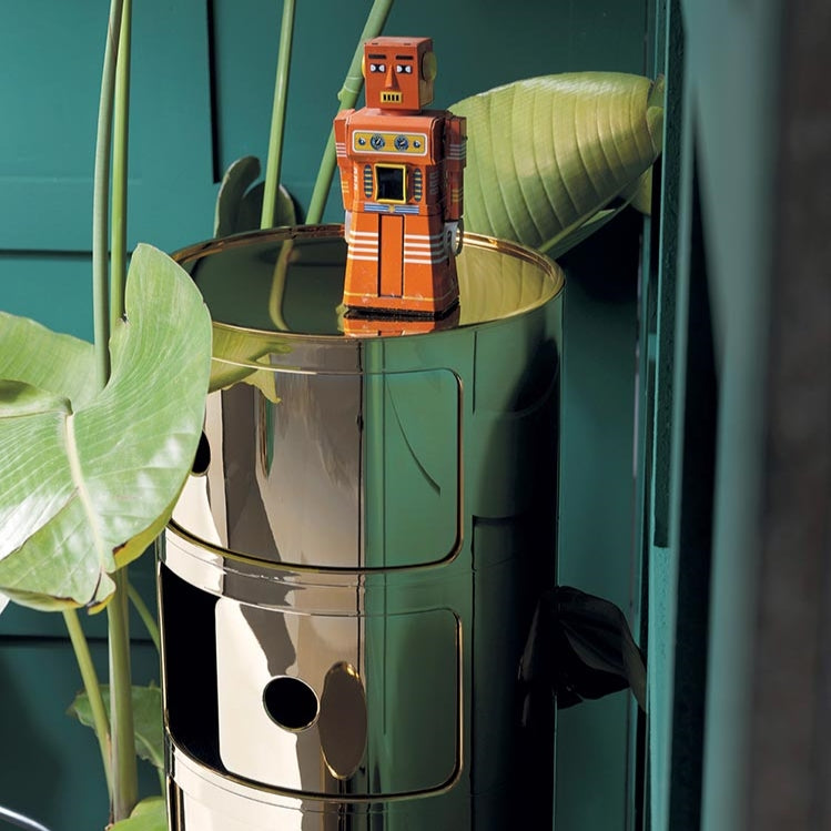 Kartell Componibili Kast - 3 Modules - Goud