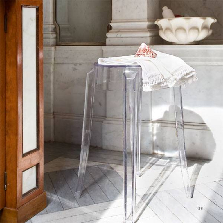 Kartell Charles Ghost kruk kristal