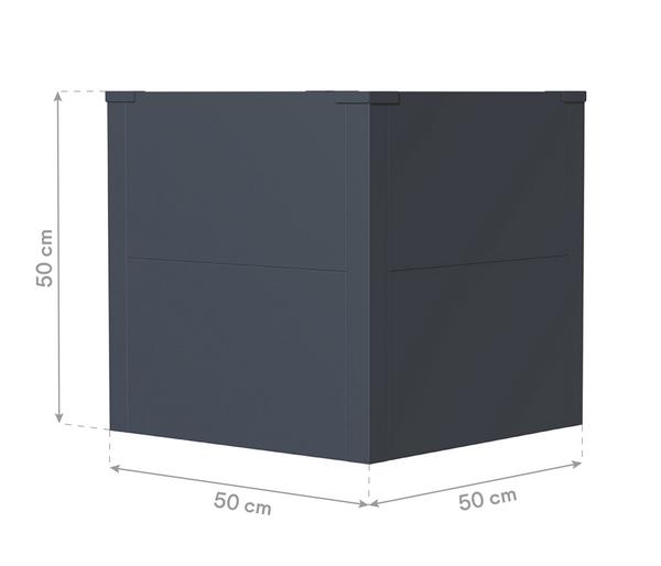 Westmann Metall-Pflanzkasten Talus, anthrazit