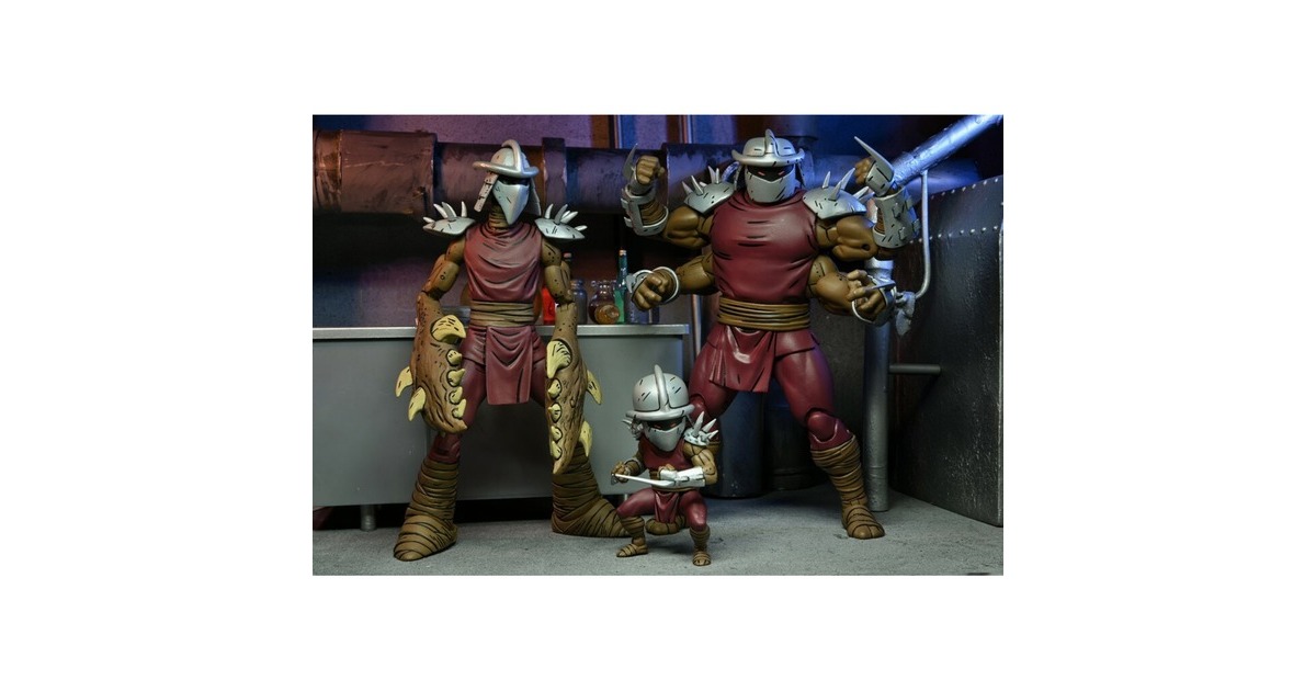 NecaTMNT: Mirage Comics - Shredder Clone & Mini Shredder Deluxe 7 inch Action Figure speelfiguur