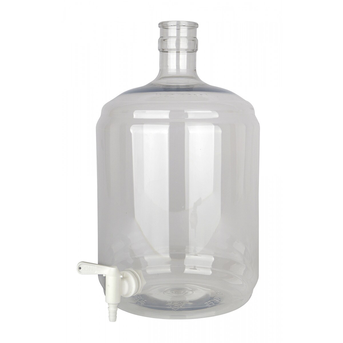 Gärflasche, Glasflasche PET 12 Liter mit Hahn 5/16-7/16