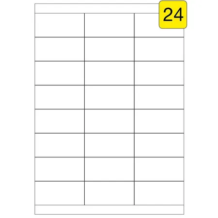 Wäsch Etiketten DIN A4, 70 x 33,8 mm, 600 Stück