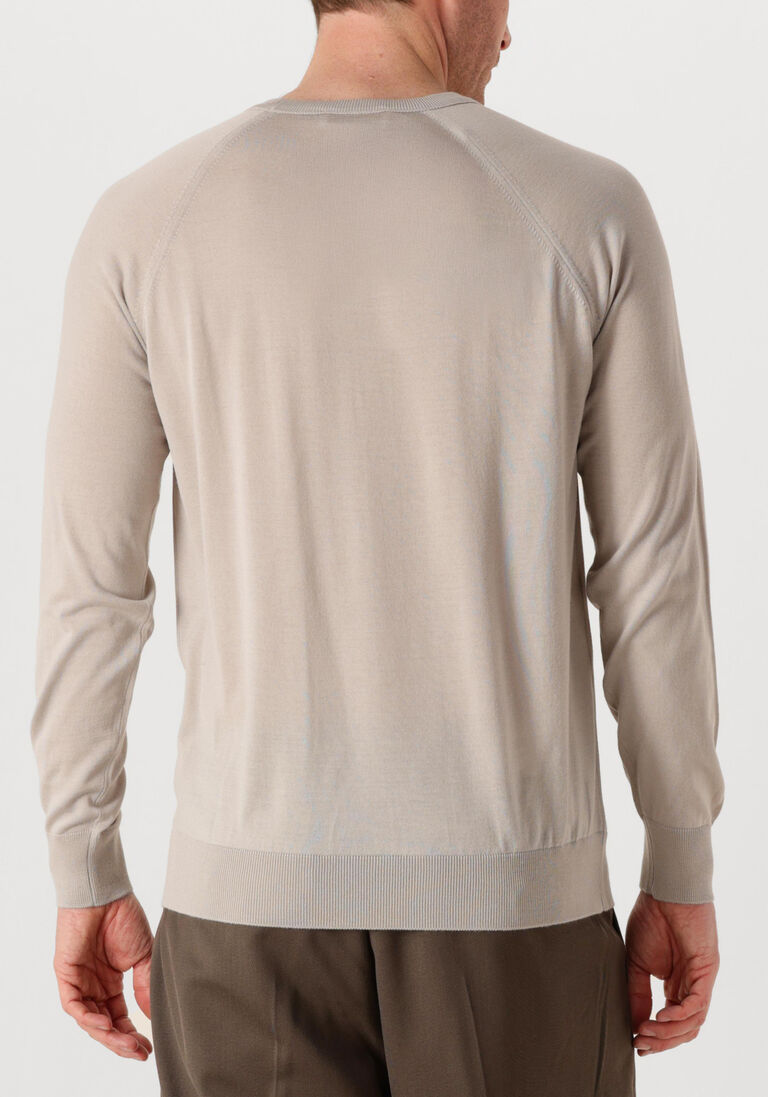 beige filippo de laurentiis trui g collo ml raglan r merino