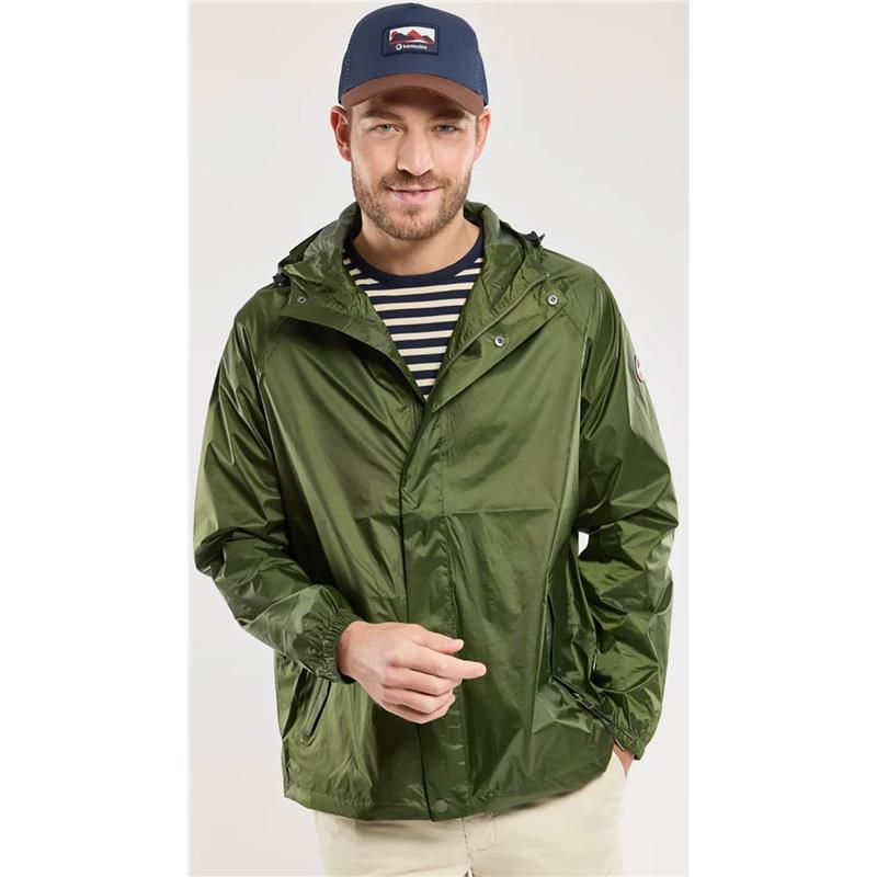 Coupe Vent Homme Bermudes Noroit 2 Impermeable - Kaki