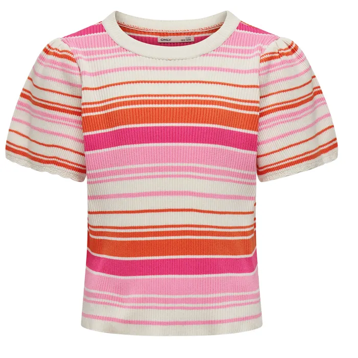 Kids Only Bianka Rib Stripe Shirt Meisjes