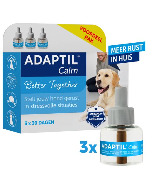 Adaptil Calm Navullingen 3-Pack - Anti stressmiddel - 3x48 ml