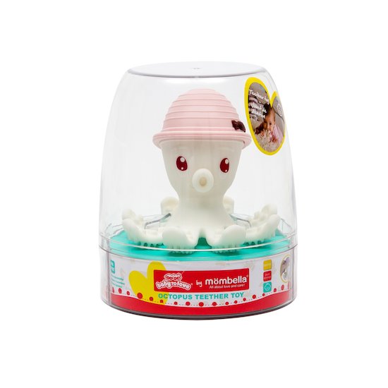 Jouet de dentition pieuvre   Rose pâle        de               Babytolove