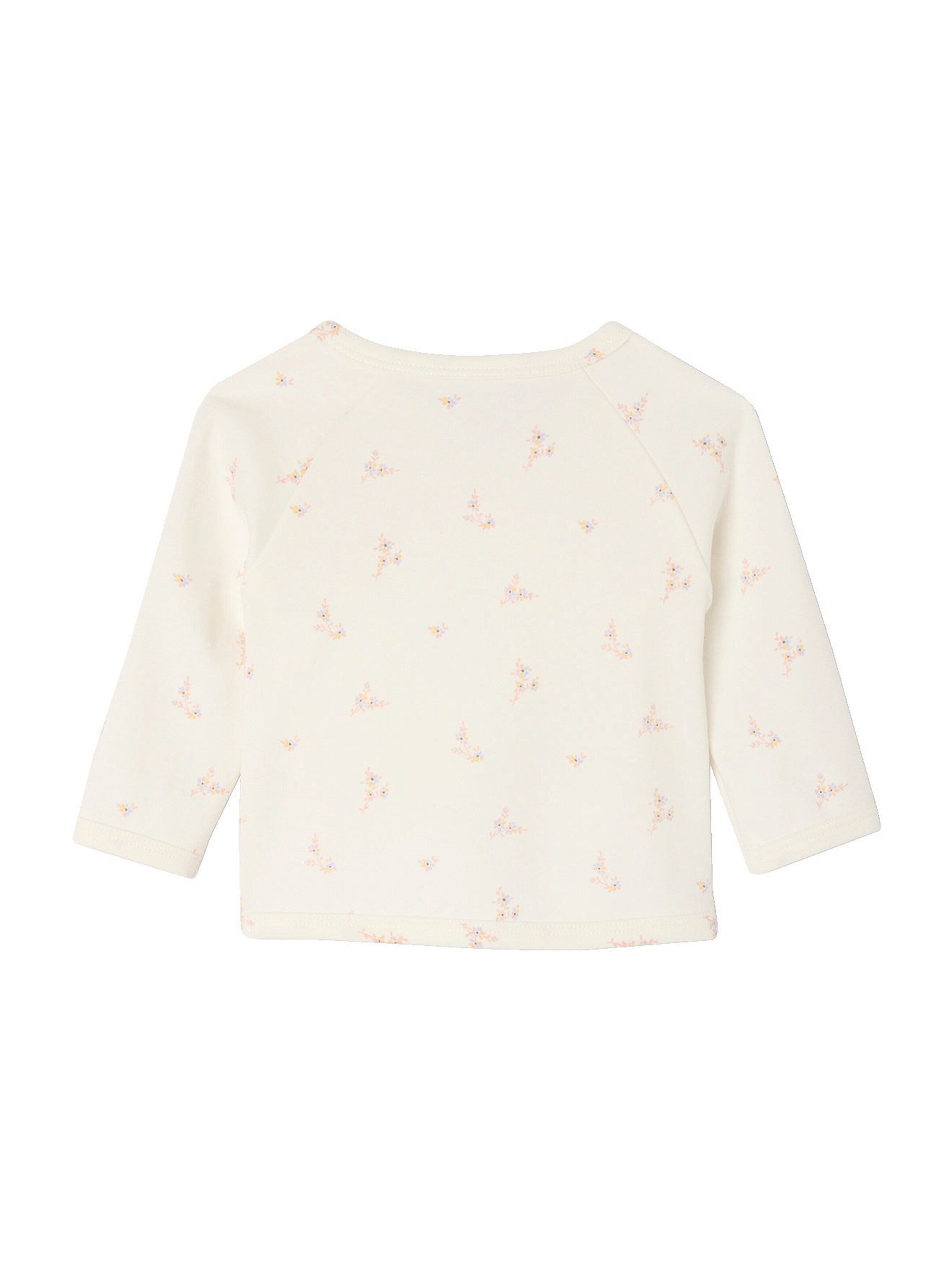 Vertbaudet Bio-Kollektion: Baby Wickeljacke für Neugeborene BASIC wollweiß
