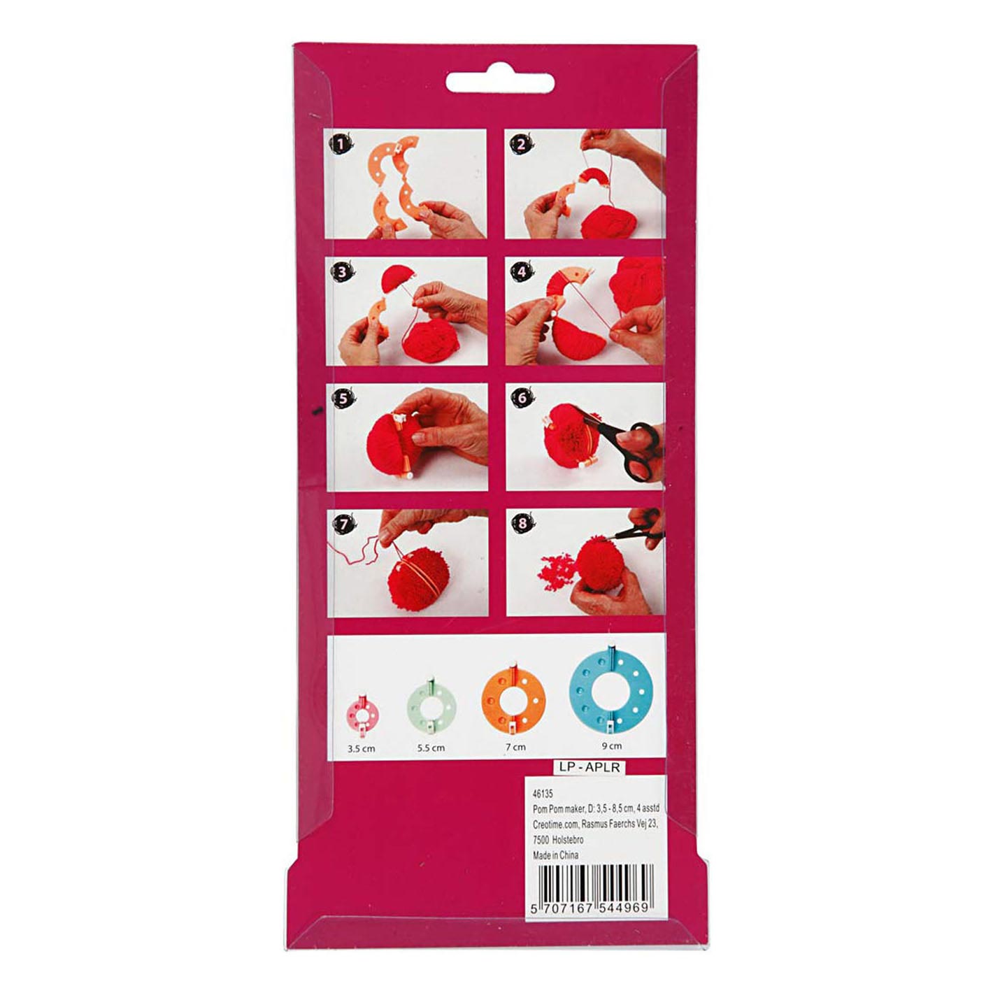 Pompom Maker, 4st.