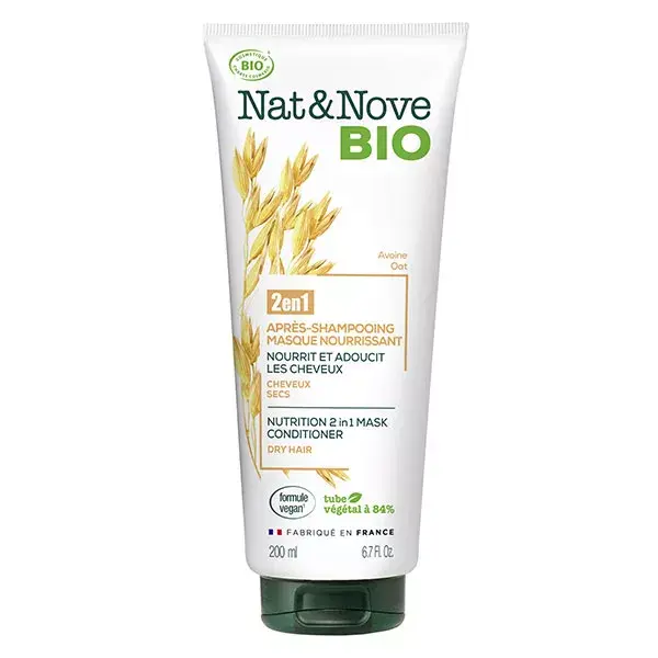 Nat&Nove Bio Condicionador e Máscara Nutritiva 2 em 1 com Aveia 200ml