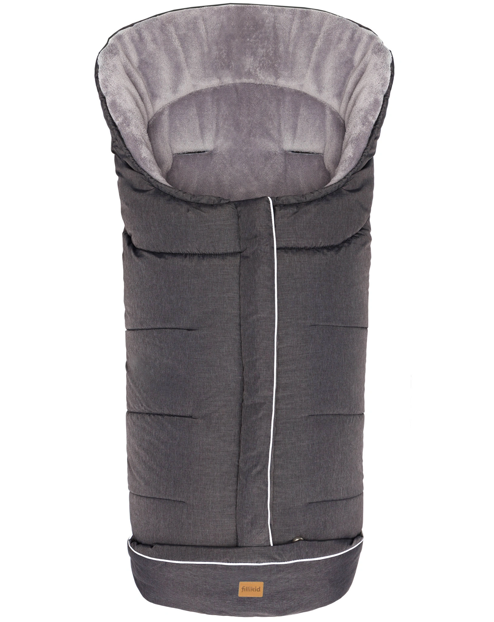 Winterfußsack K2 SOFT in dunkelgrau melange