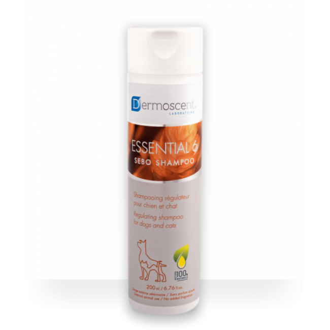 Shampoing Dermoscent Essential 6 Sebo pour chien et chat 200 ml