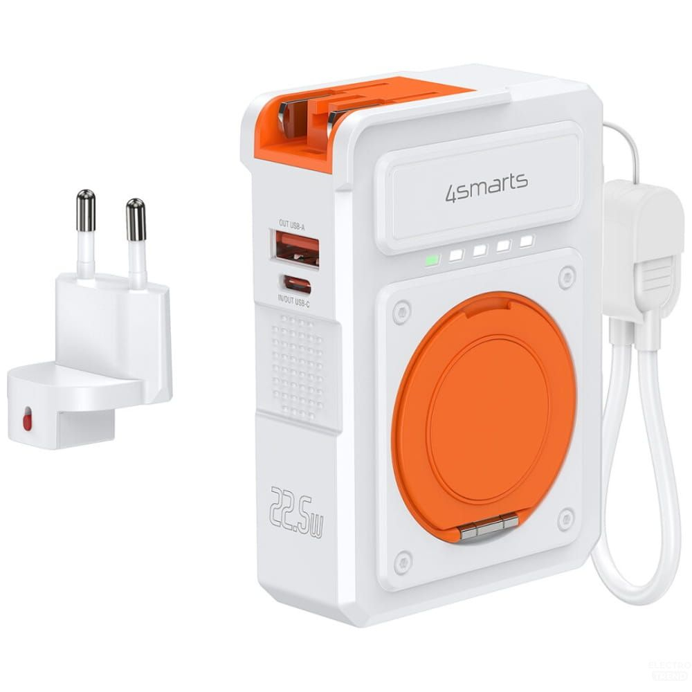 (20W) 10000mAh USB A / USB C MagSafe Powerbank Fast Charge Ladegerät   USB C Ladekabel   Weltreise Adapter (4S541384)