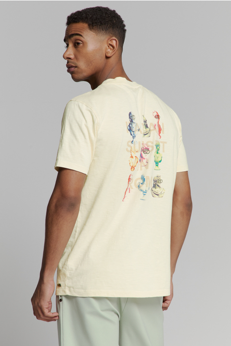 NO-EXCESS beige heren t-shirt