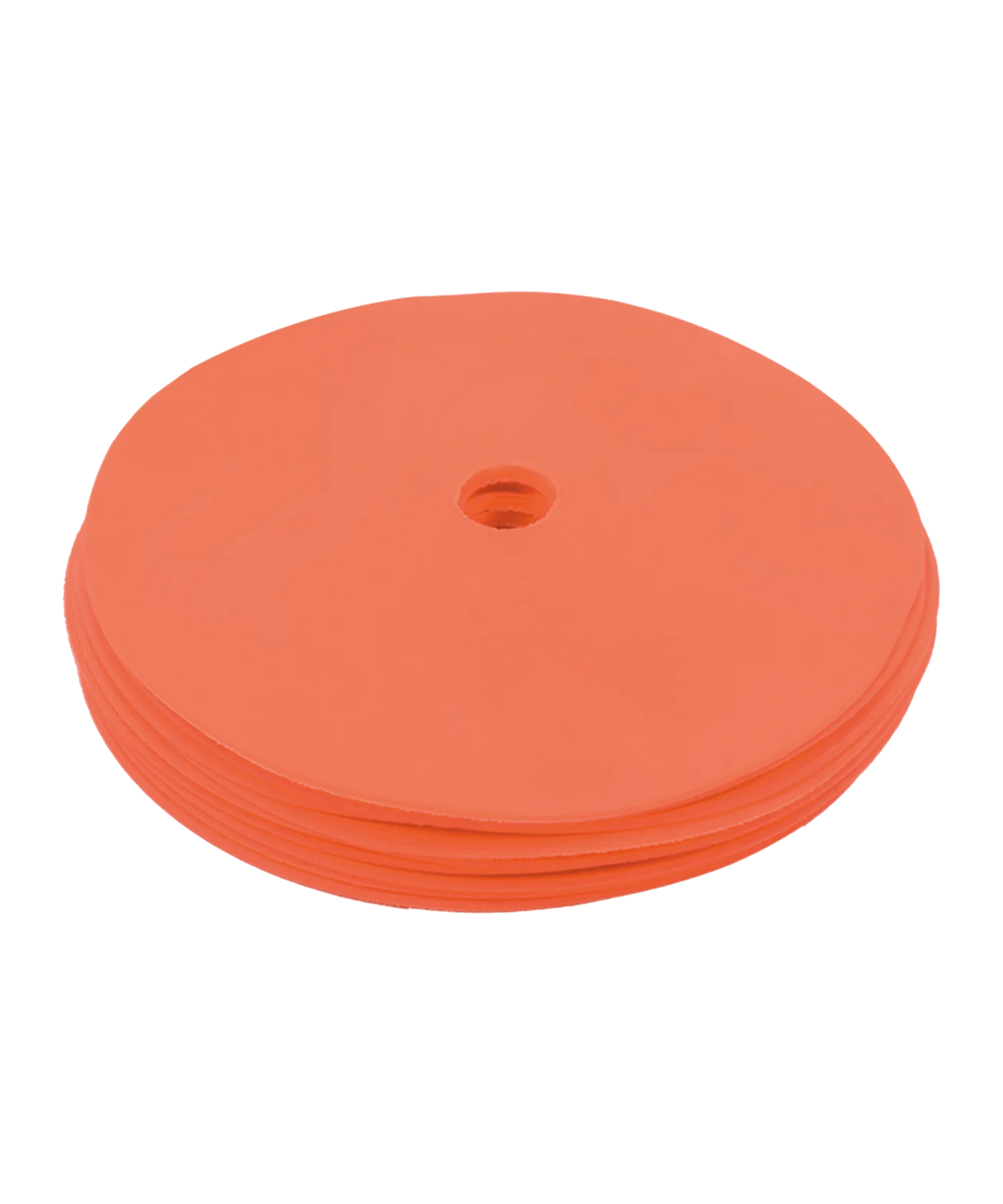 Cawila Gummi Markierungsscheiben 10er Set | rutschfeste Floormarker | 15cm | orange