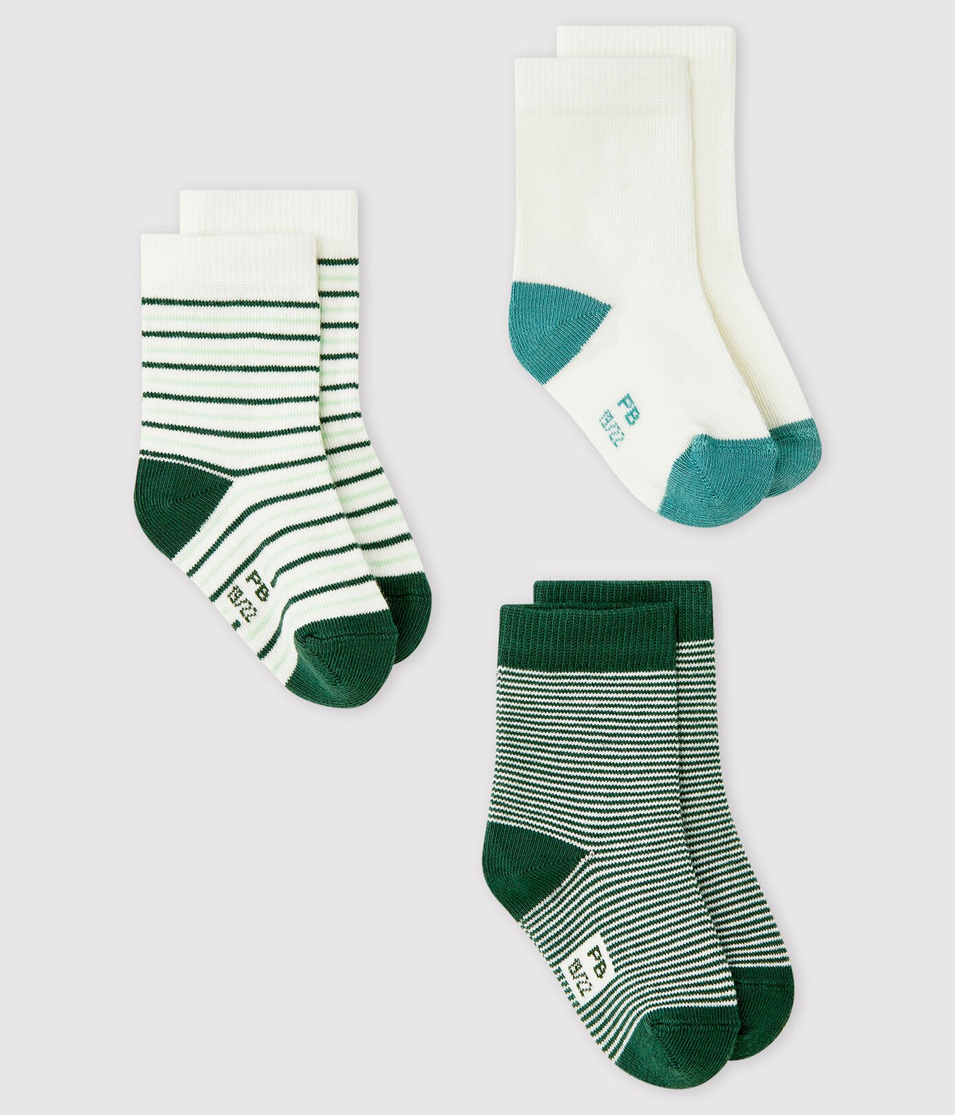 Lot de 3 chaussettes bébé garçon