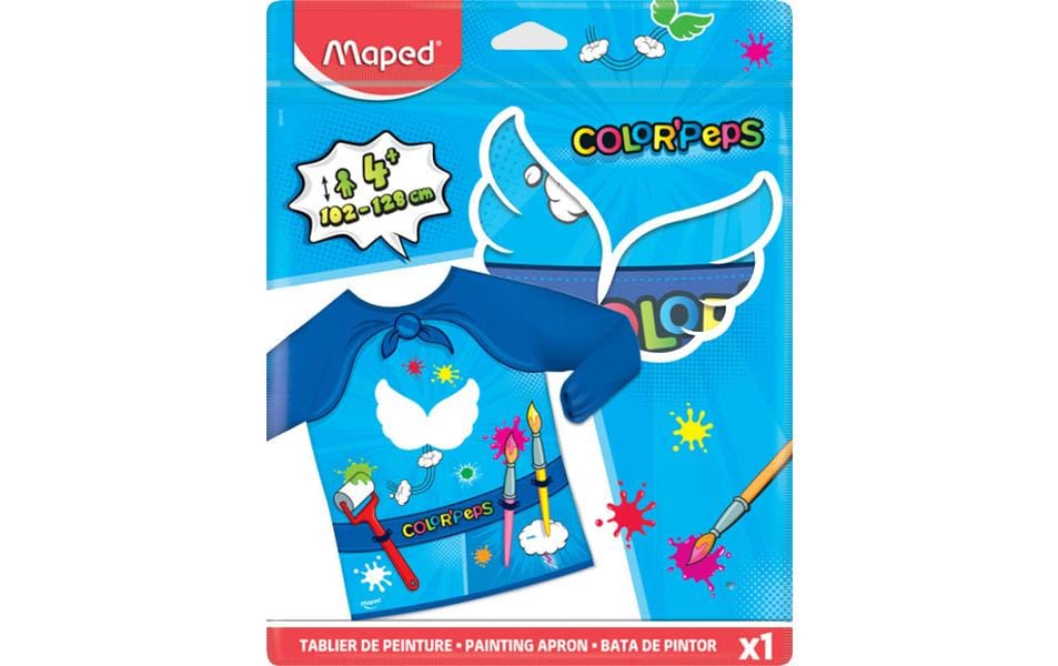 Malschürze für Kinder Color Peps für 4 bis 8 JahreSchürze zum Malen