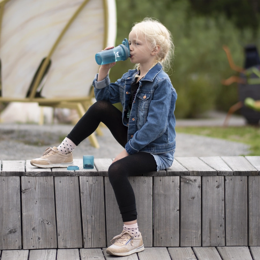 Herobility Trinkflasche Sport blau