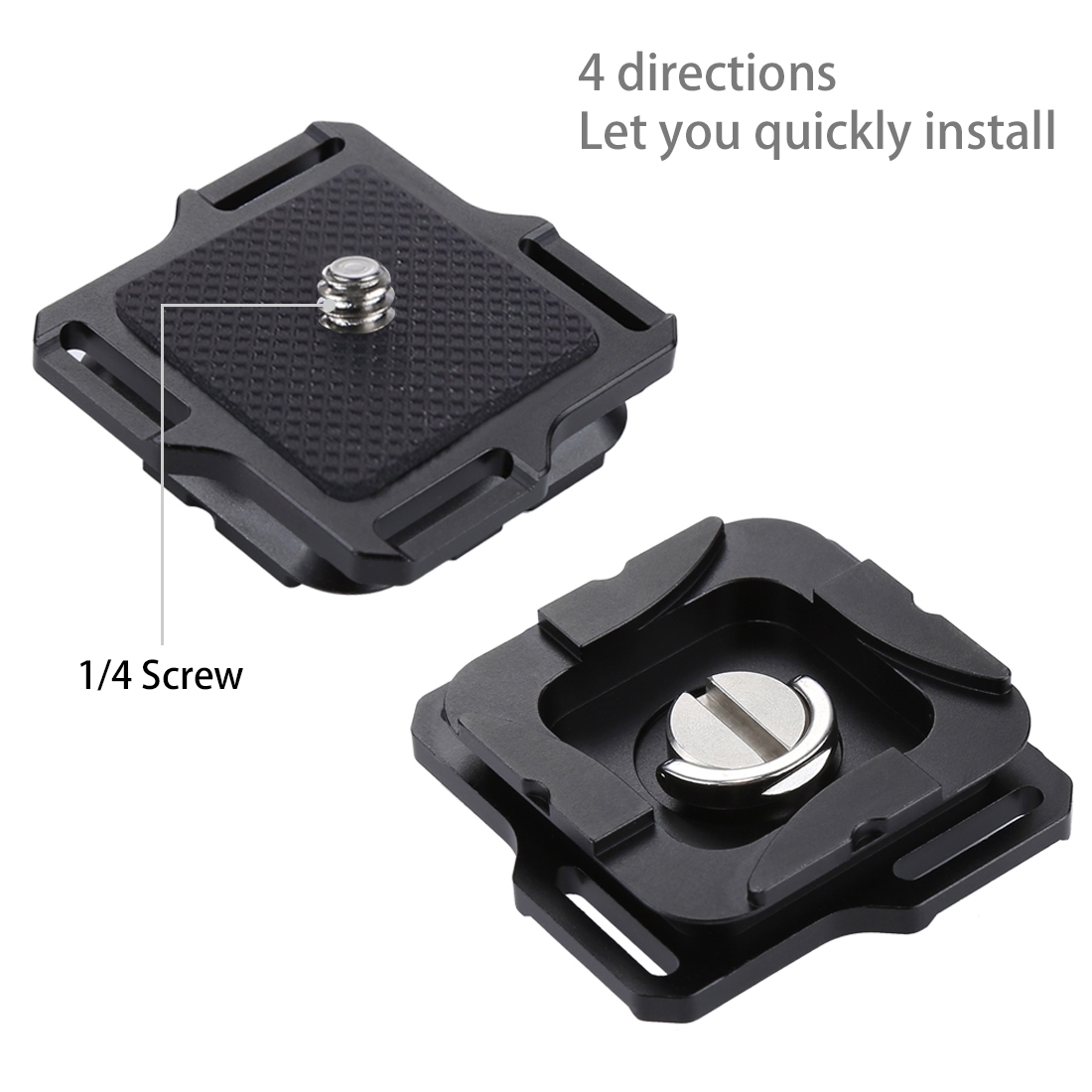 Universal Aluminium Gürtel Clip Halterung für GoPro / Kameras mit 1/4