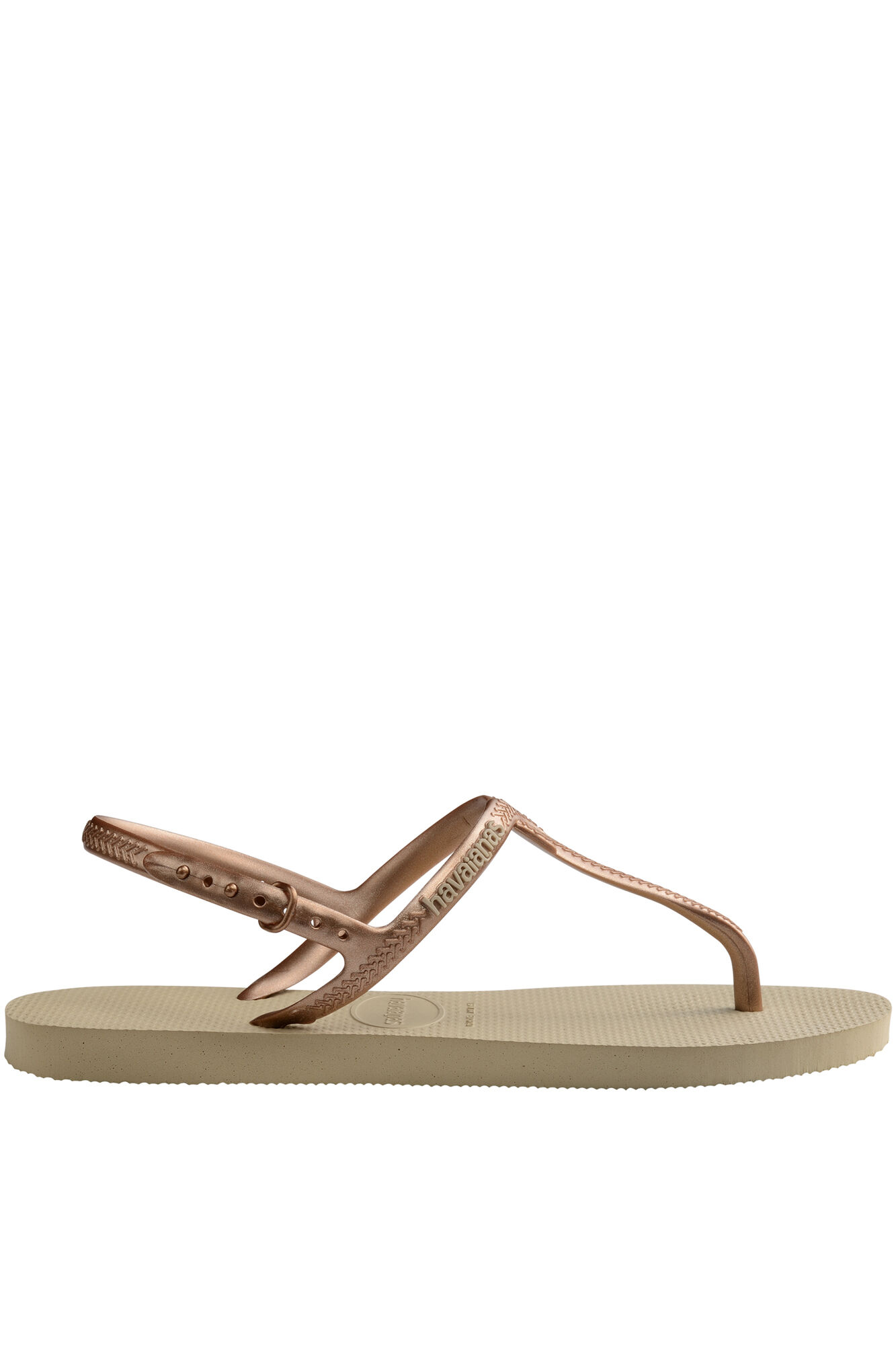 Hav. Twist chinelo - nude