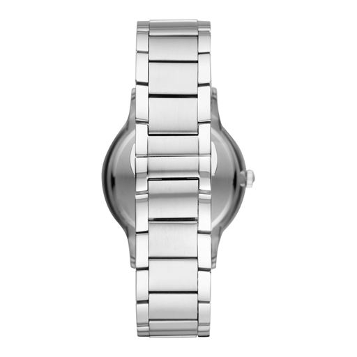 Emporio Armani Renato AR11181 Herreur, Sølv/Sort, 43 mm