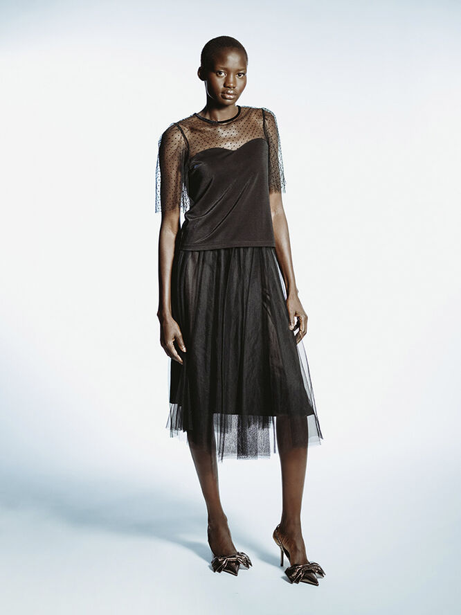 Ida Sjöstedt DEVI TOP Black