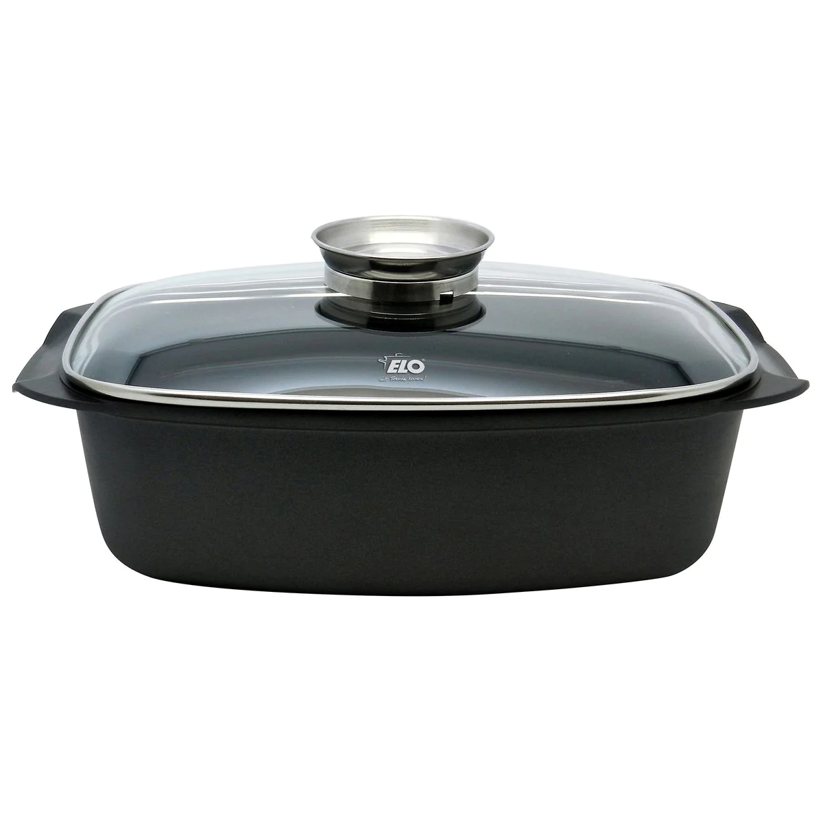 Cocotte rectangulaire avec couvercle 4,6 litres Alucast Elo