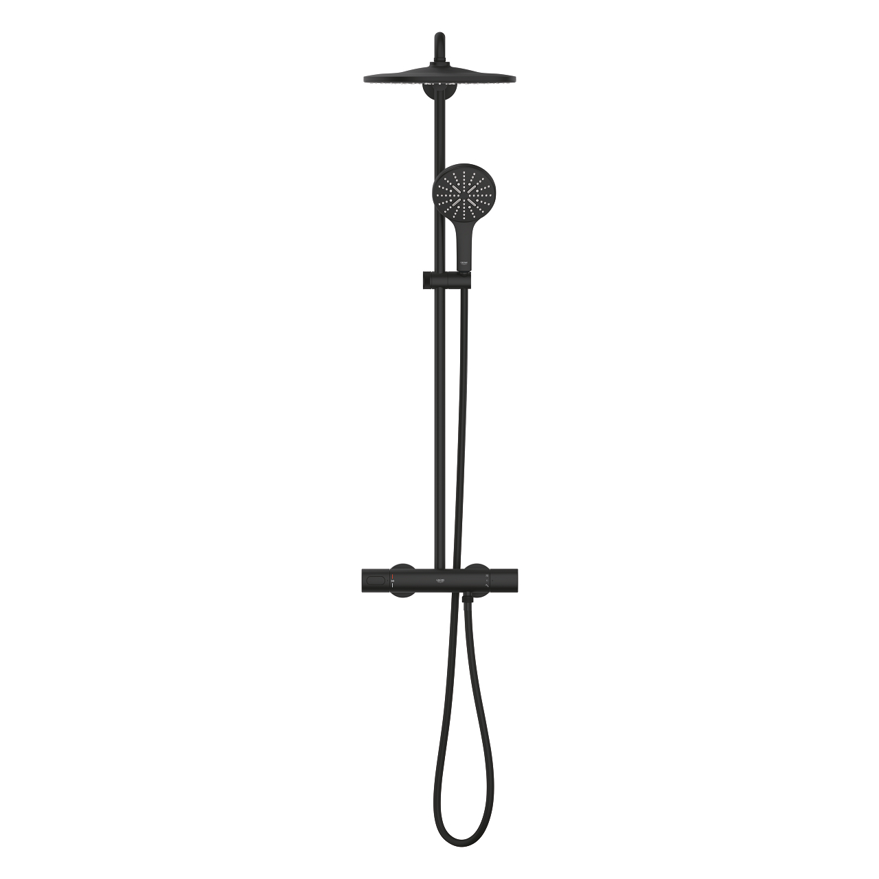Grohe Rainshower Smartactive 310 opbouw regendouche phantom black - zwart mat
