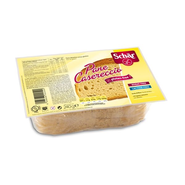 Schar Pão Caseiro Casereccio Sem Glúten 240g