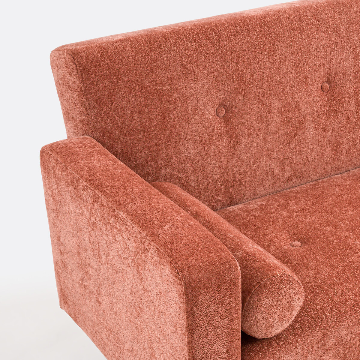 LA REDOUTE INTERIEURS<br>Sofá cama de 3 lugares, chenille, Tuske