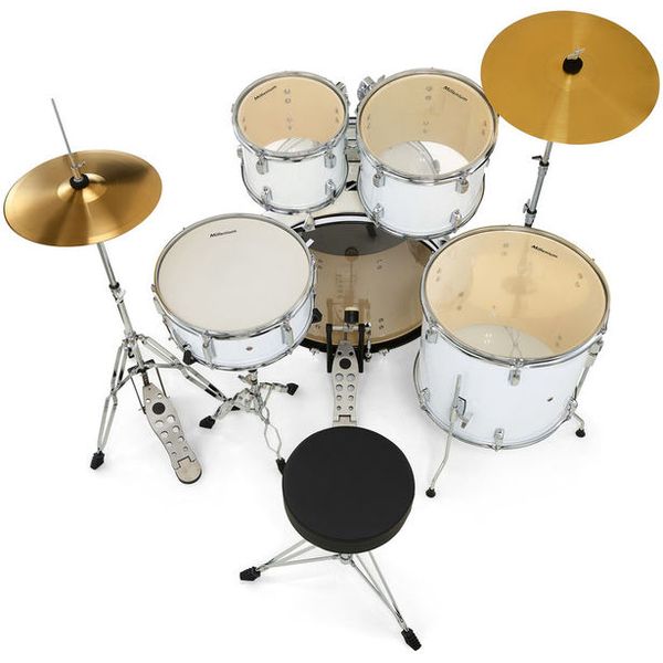 Millenium Focus 22 Drum Set White