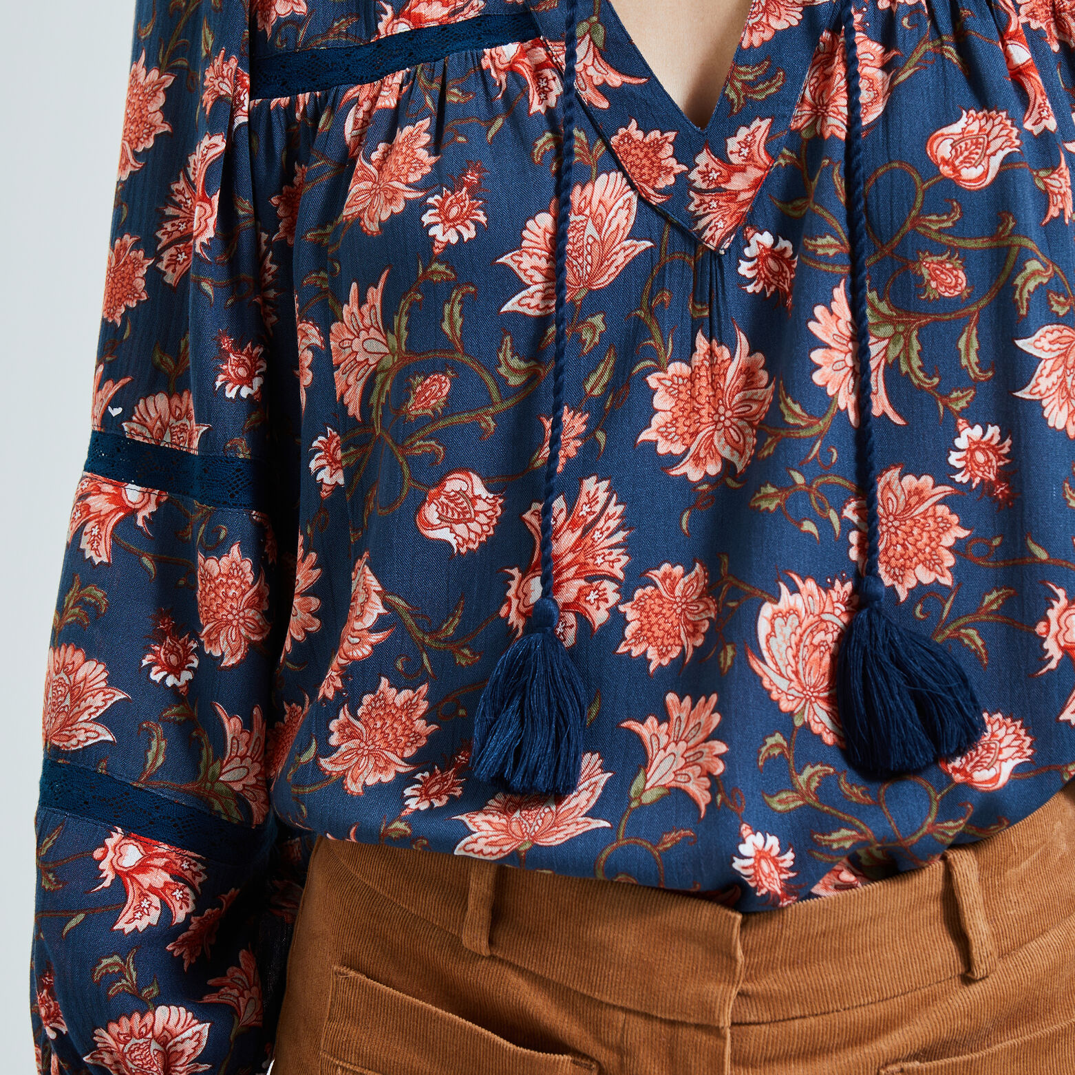 Blouse fleurie femme