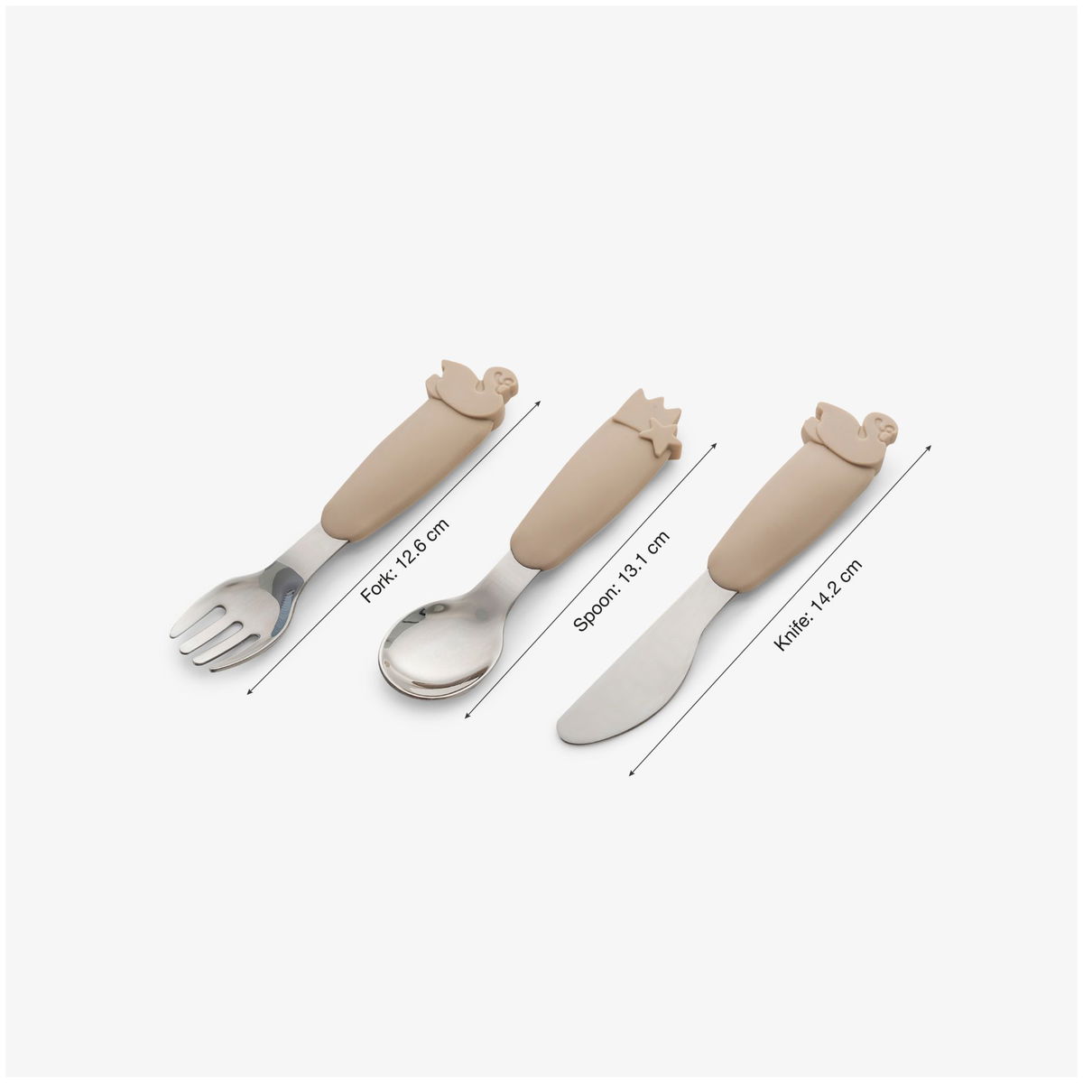 CitronCitron   Silikon Besteckset mit Tasche Ballerina