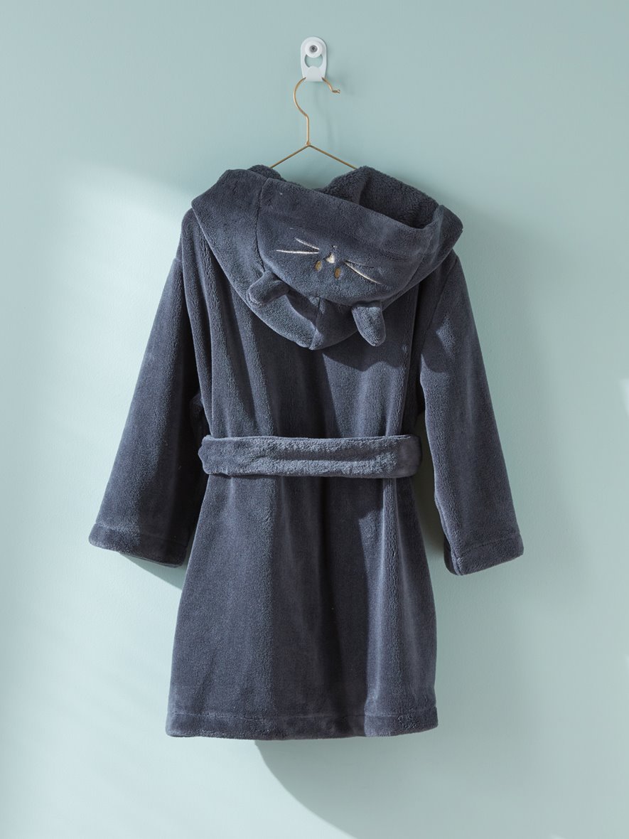 Robe de chambre enfant polaire chat