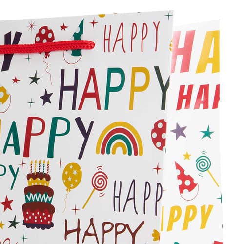 Idena Geschenktasche Happy Birthday 18x23x8cm