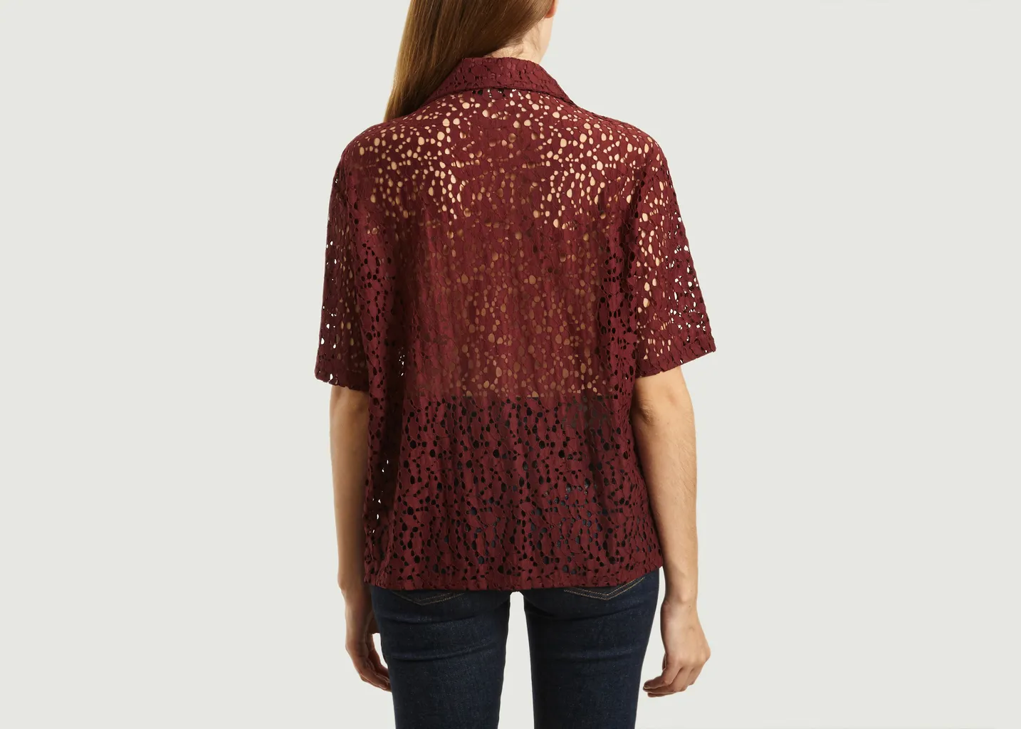 Chemisier Cuba Lace Manches Courtes Roseanna