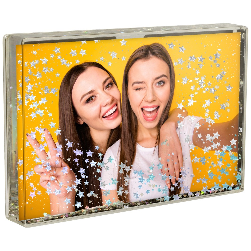 Glitzernder Bilderrahmen – Mittel