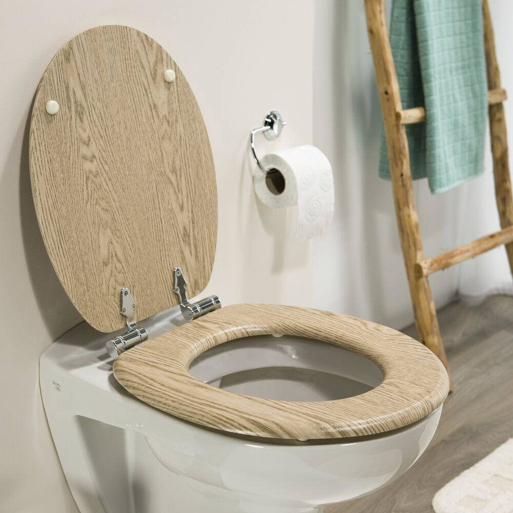 Tiger toiletbril Steigerhoutlook