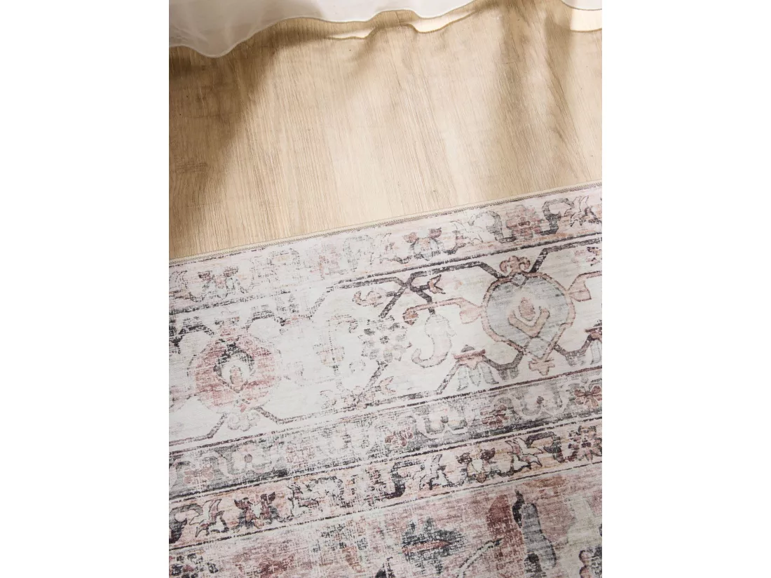Tapis lavable George Crème/Taupe 120x170 cm