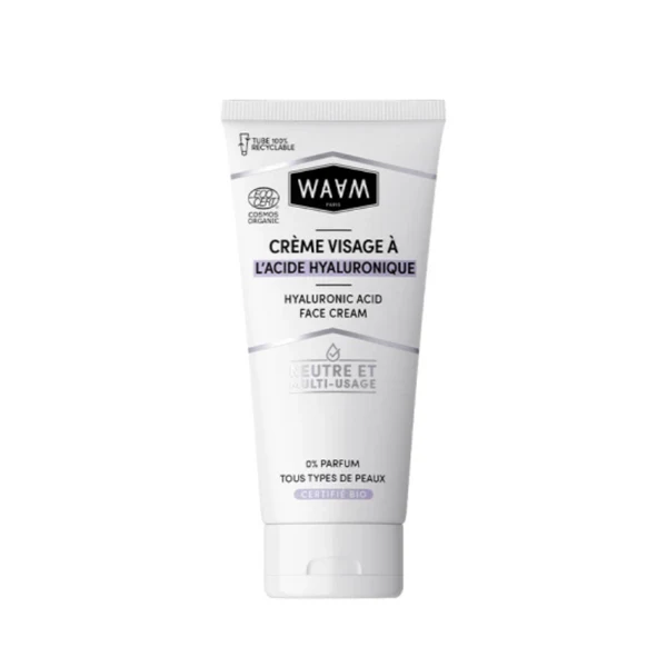 Waam Crème Visage BIO à l'Acide Hyaluronique 75ml